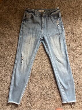 KanCan Light Blue Distressed Skinny Jeans